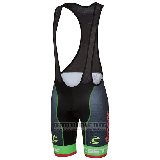 2016 Fahrradbekleidung Cannondale Drapac Grun und Shwarz Trikot Kurzarm und Tragerhose - zum Schließen ins Bild klicken